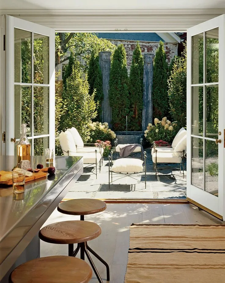 Terrasse med udsigt
