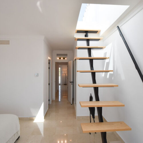 trappe til tagterrasse